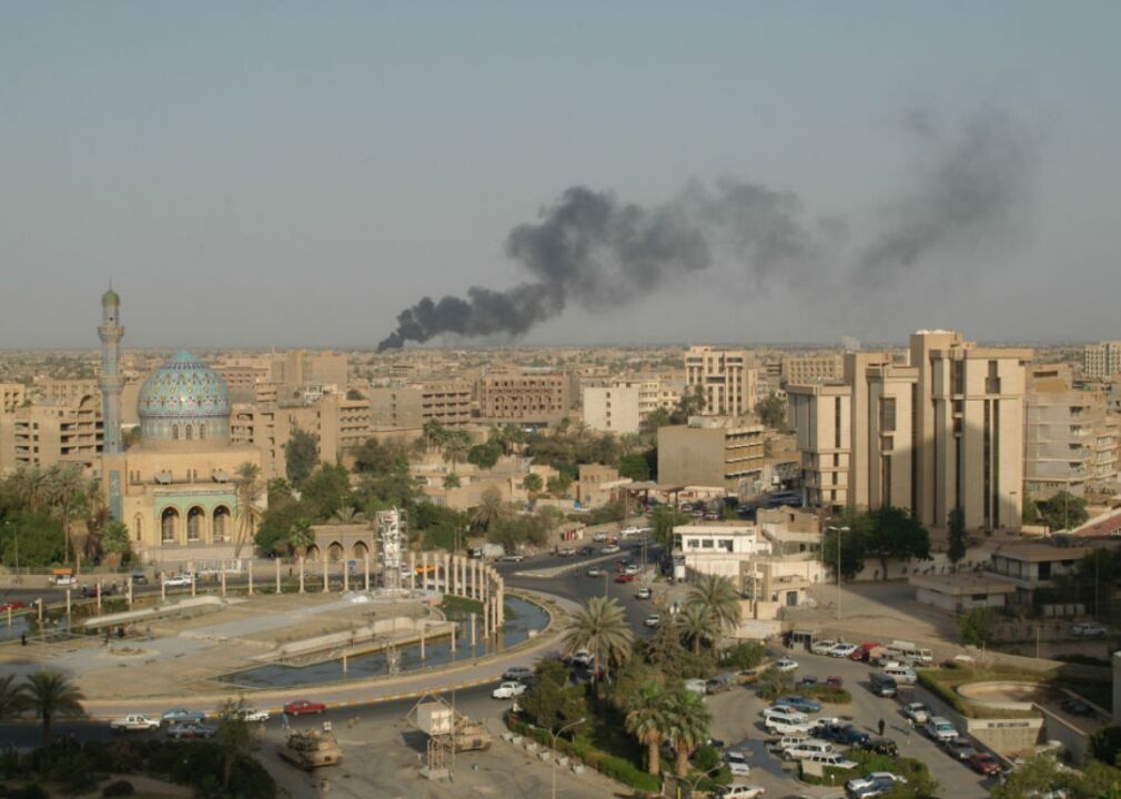 2003: Bush joins allied forces in invading Iraq